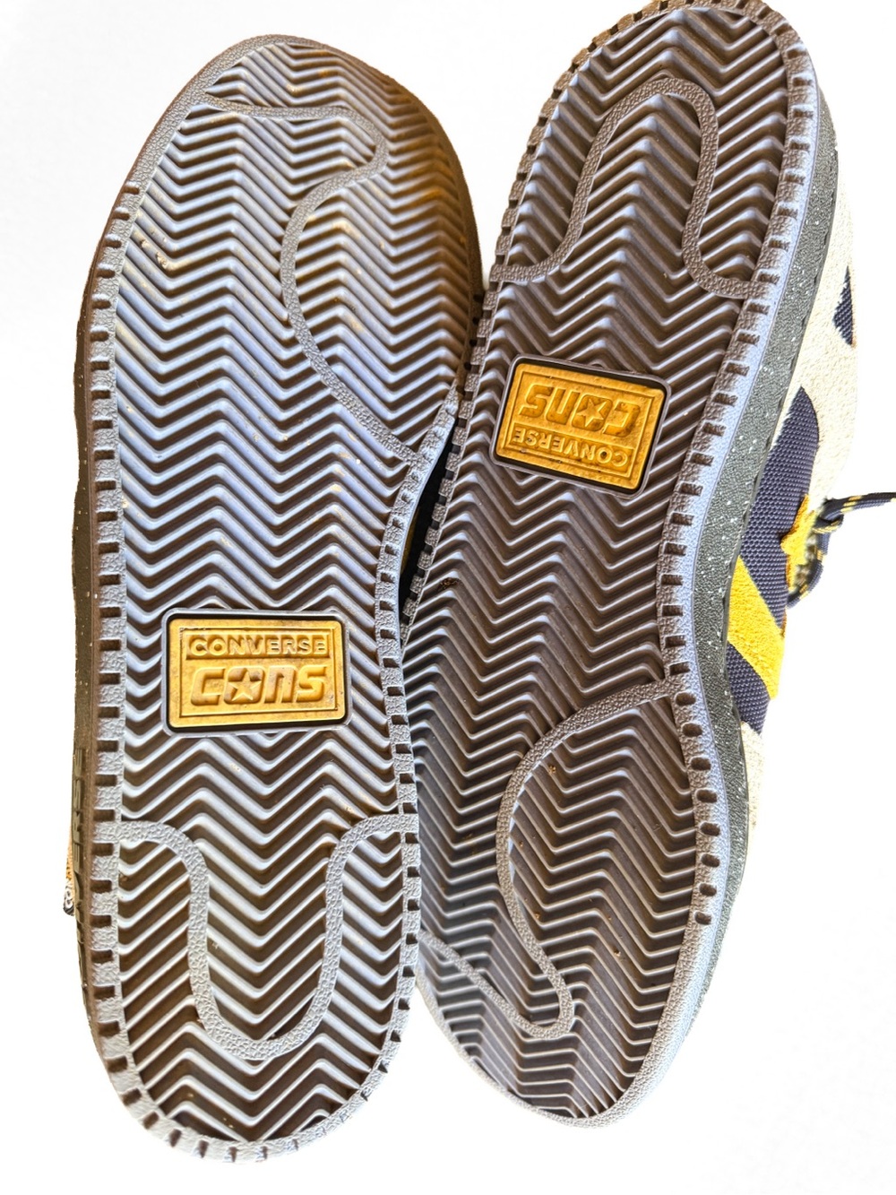 Converse CONS AS-1 Pro Suede Cordura Beach Stone Grey Yellow Size 11 Skater EUC - Picture 9 of 9